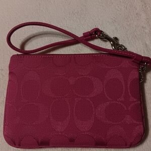 Coach Pink Wristlet